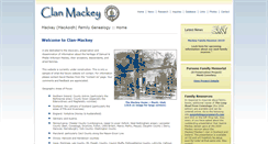 Desktop Screenshot of clan-mackey.net